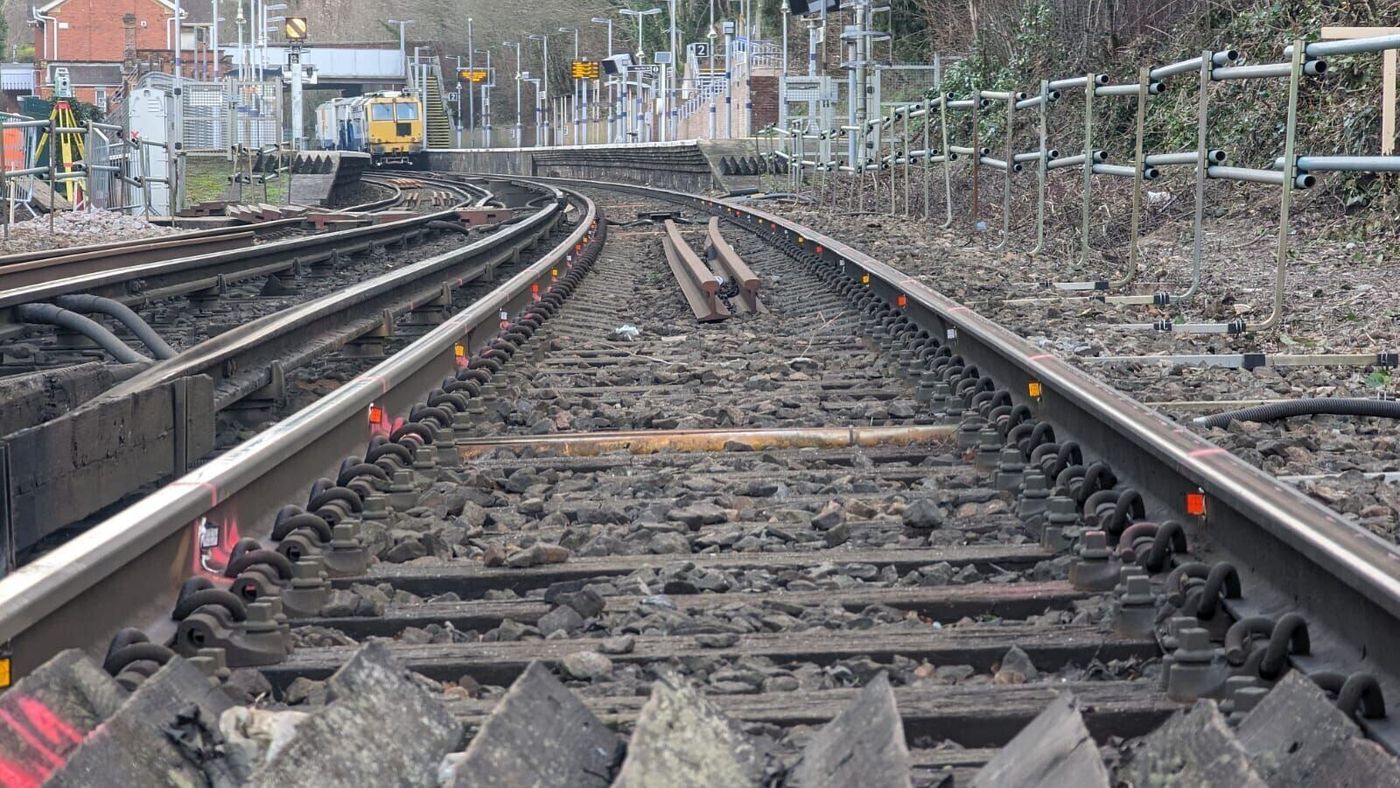 Track survey on a live railway corridor